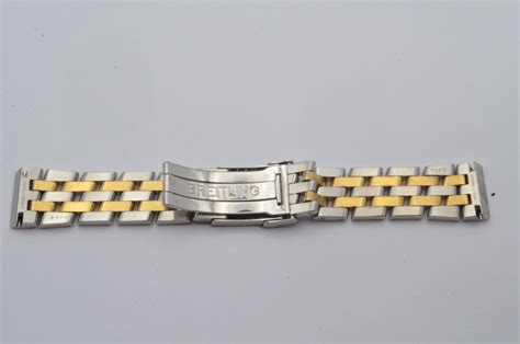 breitling pilotband 20mm|Breitling Chronomat Pilotband 20mm Stahl/gold 300d.